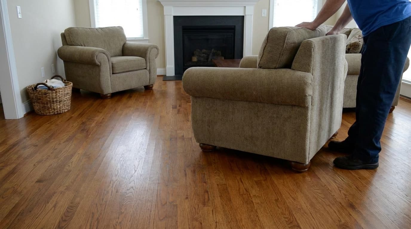 Beautiful hardwood floors in a home