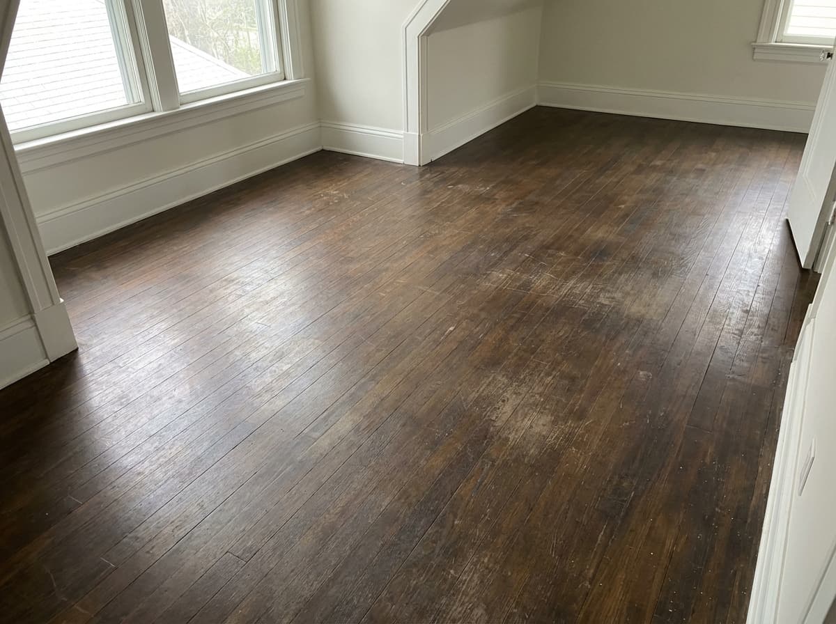 Roof area — before