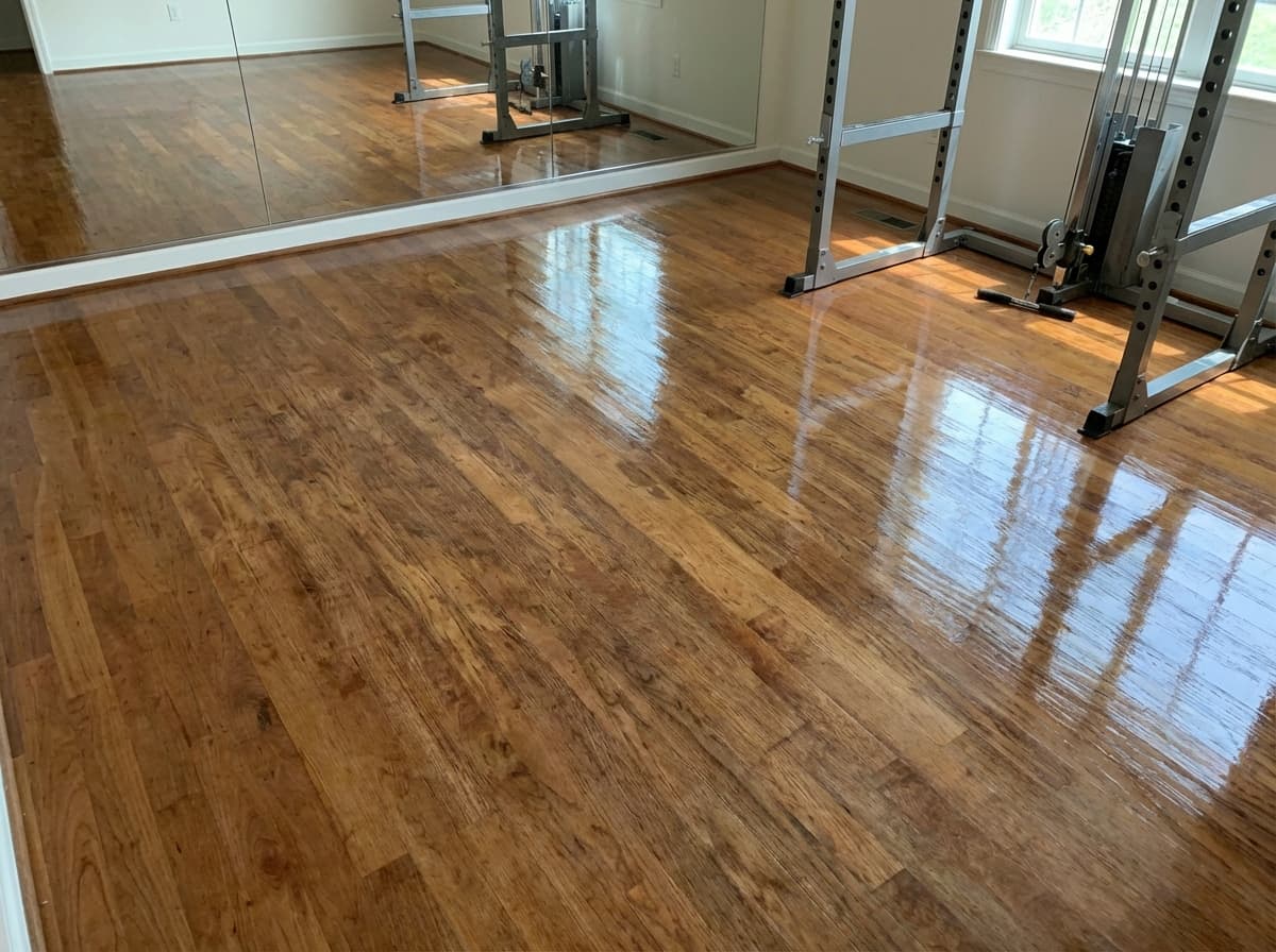 Workout room — after