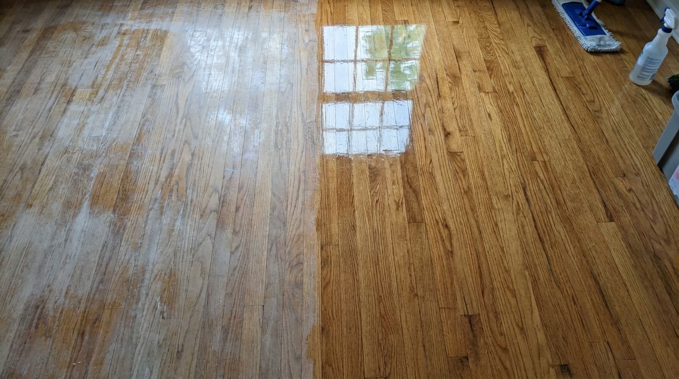 Floor restoration in Thornton